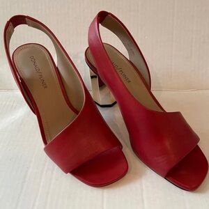 Donald J. Pliner Red Slingback Heels